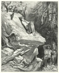 Don Quichotte de Gustave Doré : "Hélas !" répondit Sancho, "Je l