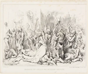Massacre des Anglais par les Hindous Révoltés