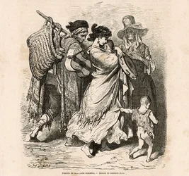 Famille nomade de musiciens
