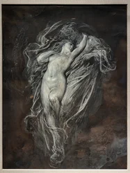 Paolo et Francesca da Rimini en Enfer, avant 1861