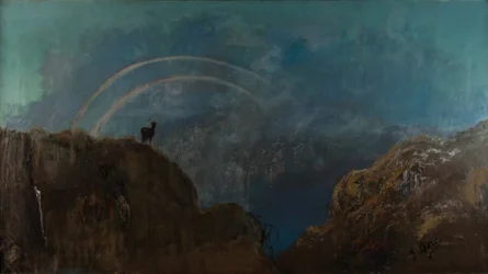Paysage arc-en-ciel