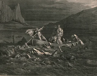Dès que les deux embarquèrent, coupant les vagues, vers 1890