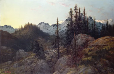Lever de soleil dans les Alpes