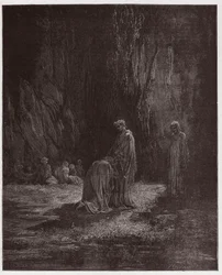 La Divine Comédie, Purgatorio, Chant 7 : Le poète Sordello, étonné, s