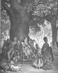 Le grand arbre - Kensington Gardens, 1872