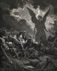 La Sainte Bible. 1866. SENNACHERIB (705-681 av. J.-C.). Roi d