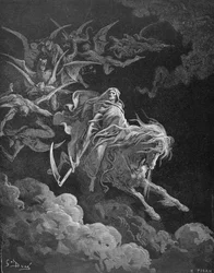 La Vision de la Mort, gravée par Heliodore Joseph Pisan vers 1868
