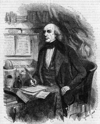 Portrait de Mathieu José Bonaventure Orfila (1787-1853), médecin et chimiste français. Gravure de Gustave Janet