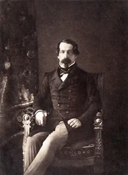 Louis Napoléon Bonaparte, futur empereur Napoléon III, ici en tant que 1er président de la république française, photo par Gustave Le Gray