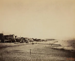 La Plage à Sainte-Adresse, 1856-57