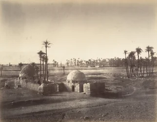 Vue de la Plaine de Thèbes prise du temple de Karnac, 1867