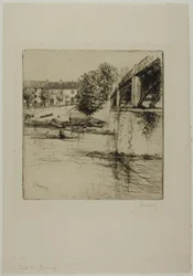 Le pont à Fournay, de côté