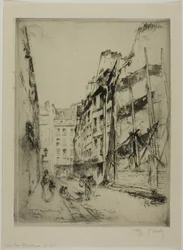 La rue Domat, Paris