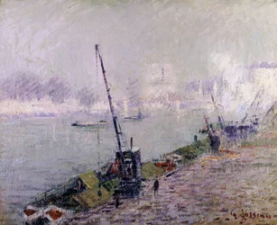 Paris, Le Pont Henri IV, le Matin