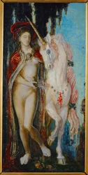 La Licorne (peinture sur toile)