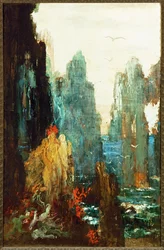 Les sirènes (peinture sur toile)