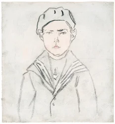 Garçon en costume de marin