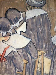 Enfants dans une église
