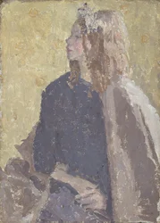Fille de profil