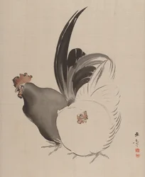 Coq et poule, 1887-92.