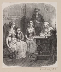 Illustration de "Tout à sa place" dans H.C. Andersen, "Contes et Histoires", Tome 2