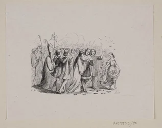 Illustration de "Les Cygnes Sauvages" dans H.C. Andersen, "Contes et Histoires", Tome 1