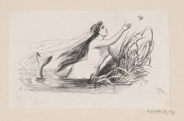 Illustration de "La Petite Sirène" dans H.C. Andersen, "Contes et Histoires", Tome 1
