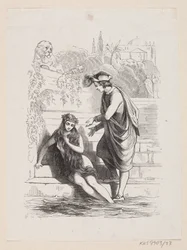 Illustration pour "La Petite Sirène" dans H.C. Andersen, "Contes et histoires", Tome 1