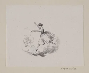 Illustration pour "Le soldat de plomb" dans H.C. Andersen, "Contes et Histoires", Tome 1