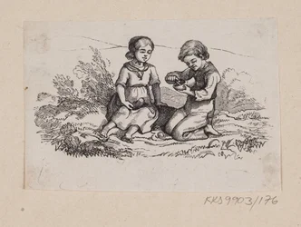 Illustration pour "Ib et petite Christine" dans H.C. Andersen, "Contes et histoires", Tome 2