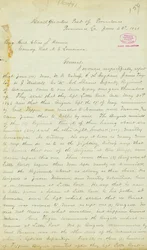 Lettre de H. T. Reid, quartier général, Poste de Providence, Louisiane, au Brigadier Général Elias S. Dennis, 22 juin 1863