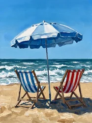 Chaises longues de Sunny Beach