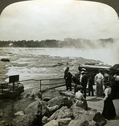Terrapin Point, Goat Island, Chutes du Niagara, USA