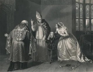 La reine Élisabeth et le duc d