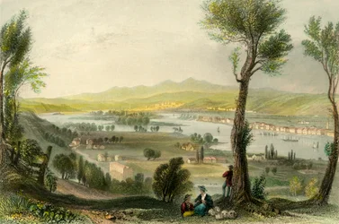 Vue du mont Ida près de Troie, vers 1839