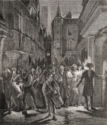 Paris gardé par le peuple, gravé par Pannemaker-Ligny (gravure)