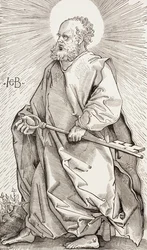 Saint Pierre tenant les clés du Royaume des Cieux