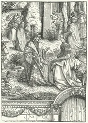 Maximilien Ier, empereur du Saint-Empire romain germanique, et sa femme Marie de Bourgogne