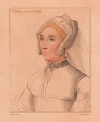 Catherine Brandon, duchesse de Suffolk (1812) (gravure)