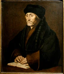 Portrait de Didier Érasme (Érasme de Rotterdam) (1469-1536), humaniste néerlandais