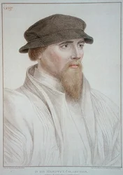 Portrait de John Gaye (d.1557) gravé par Francesco Bartolozzi (1727-1815) 1796