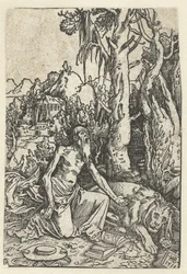 Saint Jérôme en pénitent dans le désert