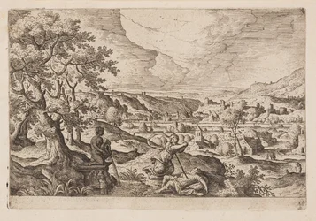 Planche 19, tirée de Paysages avec scènes de l