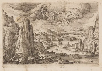 Planche 27, tirée de Paysages avec scènes de l