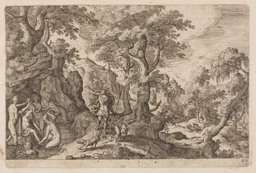 Planche 29, tirée de Paysages avec scènes de l