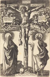 Christ en croix avec la Vierge et Saint Jean