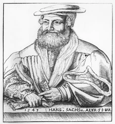 Portrait de Hans Sachs, 1545