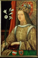 Eléonore du Portugal (peinture sur bois)