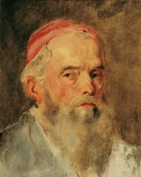 Étude de tête pour la loge Johannis