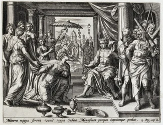 Salomon reçoit la reine de Saba
